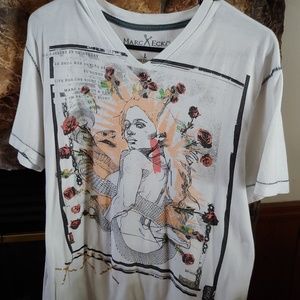 Marc Ecko Cut Sew Short Sleeve Graphic T-Shirt  L